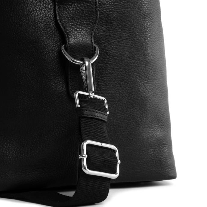 totes® Genuine Leather Weekender Bag Black Extra Image 6